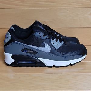 Nike Air Max 90 Black Reflective Silver Iron Grey Mens Running Shoe DM9102-002